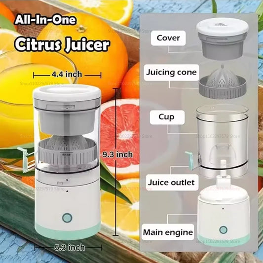 7.4V Portable Electric Juicer USB Rechargeable Fruit Blender For Orange Lemon Juicing Household Personal Juice Squeezer Mixer
