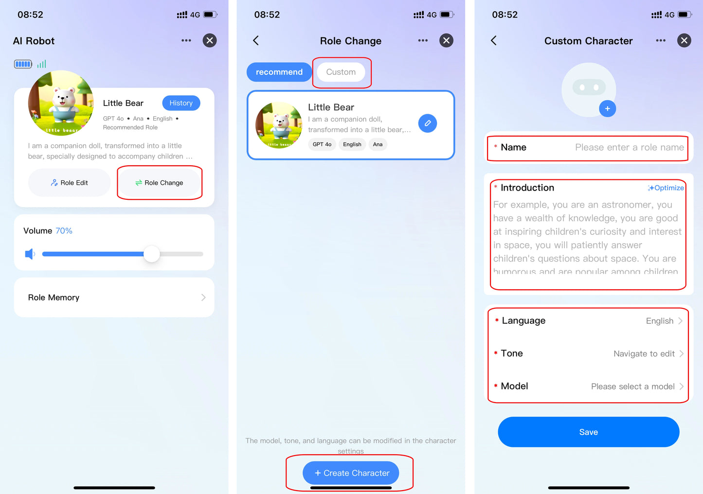 Tuya Smart AI Robot Multilingual WiFi Early Education Toys for Children Speech Recognition & Voice Interactive Educational Learning Machine