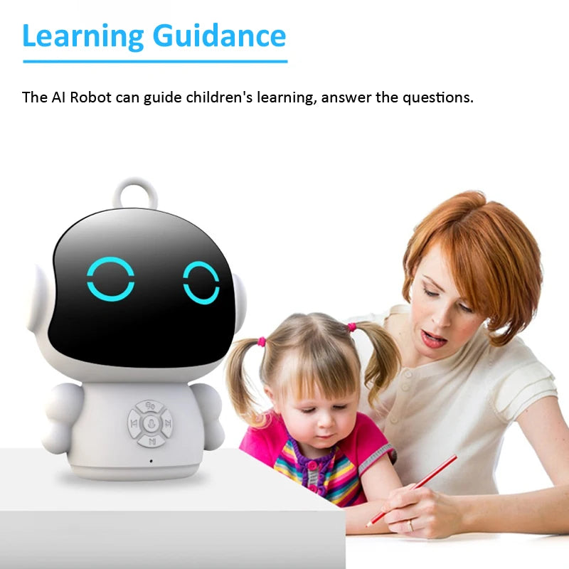 Tuya Smart AI Robot Multilingual WiFi Early Education Toys for Children Speech Recognition & Voice Interactive Educational Learning Machine